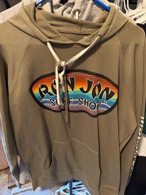 Ron Jon Olive Green Pullover Hoodie